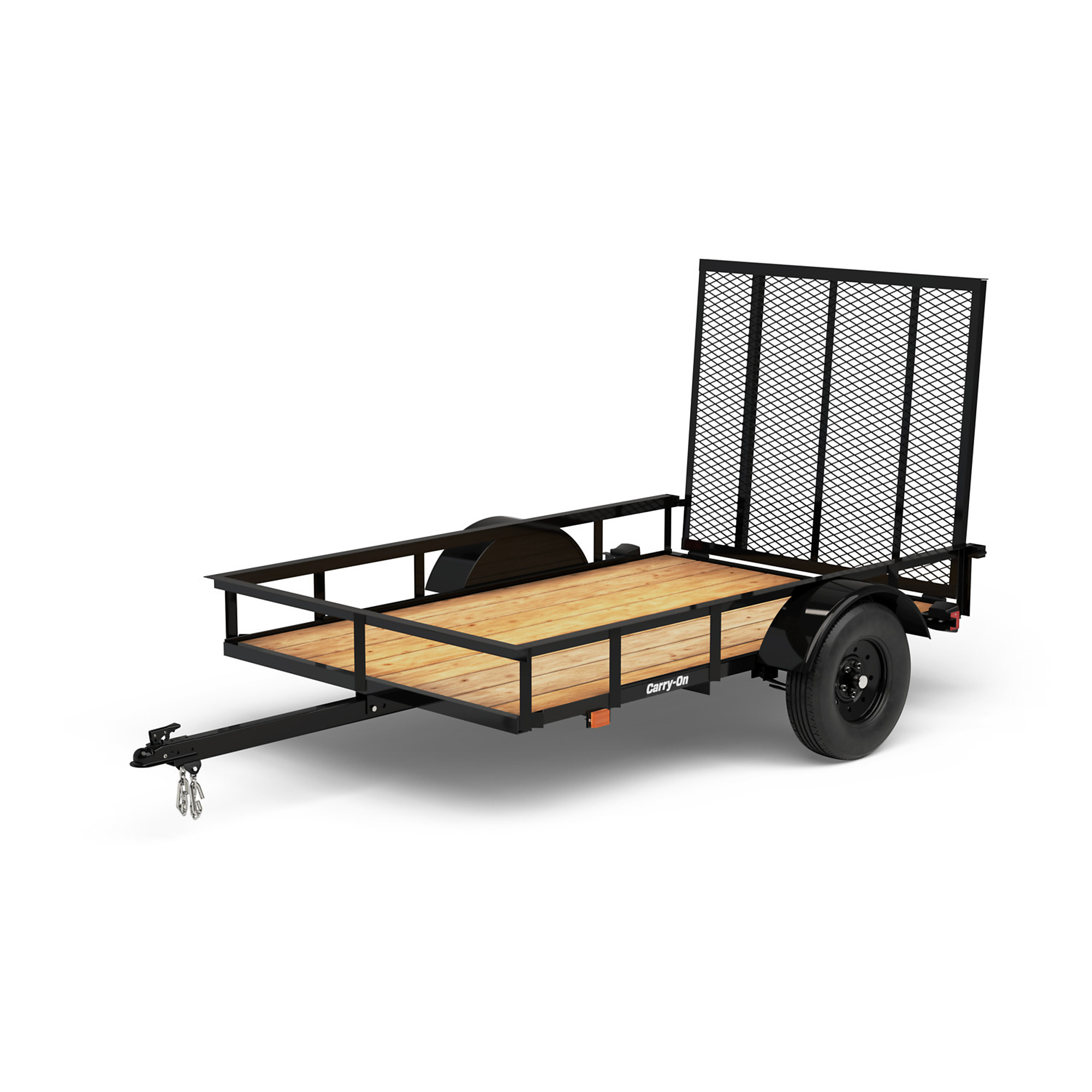 Carry-On 5ft. x 8ft. Utility Trailer, 2000 GVWR, Wood Floor, Ramp Gate, 13in. Tires, Model# 6851957